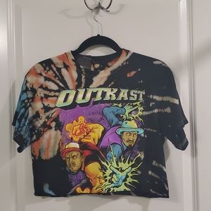 NWT Outkast medium crop top concert tee